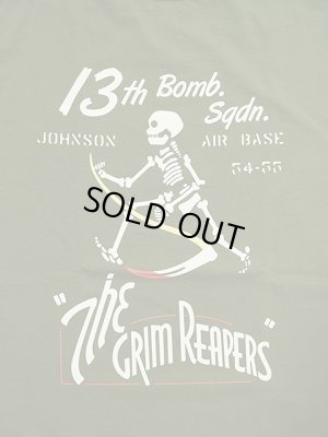 画像6: 【 メール便可 】 【 BUZZ RICKSON'S（バズリクソンズ） 】　プリントT-シャツ [ S/S T-SHIRT ] [ 13th BOMB.SQ.GRIM REAPERS ] [ Black ]