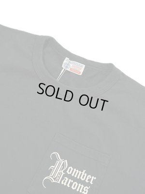 画像3: 【 BUZZ RICKSON'S（バズリクソンズ） 】　ポケ付きプリントT-シャツ [ S/S T-SHIRT ] [ BOMBER BARONS ] [ BLACK ] 【 メール便可 】