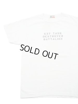 画像2: 【 BUZZ RICKSON'S（バズリクソンズ） 】　プリントT-シャツ [ S/S T-SHIRT ] [ 637th TANK DESTROYER BATTALION ] [ WHITE ] 【 メール便可 】