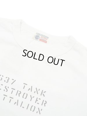 画像3: 【 BUZZ RICKSON'S（バズリクソンズ） 】　プリントT-シャツ [ S/S T-SHIRT ] [ 637th TANK DESTROYER BATTALION ] [ WHITE ] 【 メール便可 】