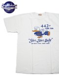 【 BUZZ RICKSON'S（バズリクソンズ） 】　プリントT-シャツ [ S/S T-SHIRT ] [ 442nd BOMB. SQ. ] [ OFF WHITE ] 【 メール便可 】