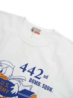 画像3: 【 BUZZ RICKSON'S（バズリクソンズ） 】　プリントT-シャツ [ S/S T-SHIRT ] [ 442nd BOMB. SQ. ] [ OFF WHITE ] 【 メール便可 】