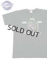【 BUZZ RICKSON'S（バズリクソンズ） 】　プリントT-シャツ [ S/S T-SHIRT ] [ 460th BOMB.SQ. Black Panther ] [ BLACK ] 【 メール便可 】