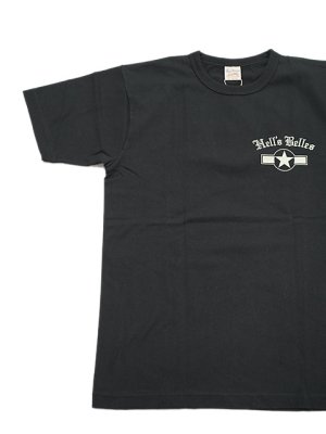 画像2: 【 BUZZ RICKSON'S（バズリクソンズ） 】　プリントT-シャツ [ S/S T-SHIRT ] [ 316th FTR.SQ. Hell's Belles ] [ BLACK ] 【 メール便可 】