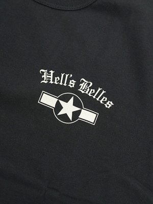 画像4: 【 BUZZ RICKSON'S（バズリクソンズ） 】　プリントT-シャツ [ S/S T-SHIRT ] [ 316th FTR.SQ. Hell's Belles ] [ BLACK ] 【 メール便可 】