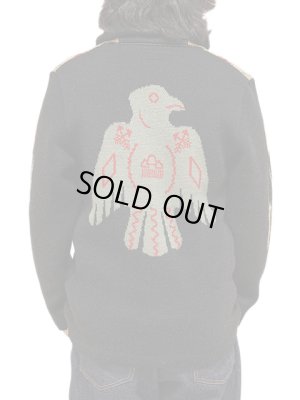 画像2: 【 JELADO（ジェラード） 】 ネイティブ柄ショールカラーニットカーディガン　[ Lagna ] [ BLACK ]