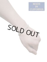【 MADE IN CLIFORNIA（メイドインカリフォルニア） 】 T-BAR CHAIN BRACELET [ Vun Nuys ] [ SILVER ] [ Made In USA ]