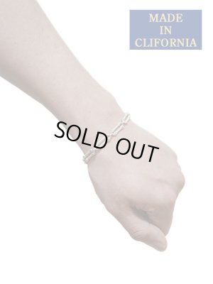 画像1: 【 MADE IN CLIFORNIA（メイドインカリフォルニア） 】 T-BAR CHAIN BRACELET [ Vun Nuys ] [ SILVER ] [ Made In USA ]