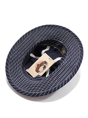 画像4: 【 JELADO（ジェラード） 】　CM37 Wabash Fatigue Hat [ INDIGO WABASH ] 【 メール便可 】