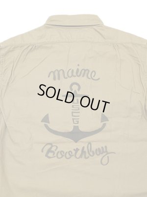 画像7: 【 JELADO（ジェラード） 】　オフィサーシャツ [ Officer Shirt ] [ MARIN BOOTHBAY ] [ Khaki ] 