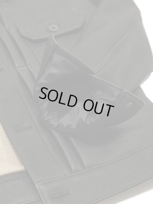 画像10: 【 25周年限定モデル 】 【 Y'2 LEATHER（ワイツーレザー） 】　Deer Skin 1st Type Jacket [ Deer Skin (鹿革) ] [ BLACK ]