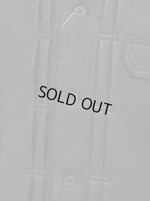 画像8: 【 25周年限定モデル 】 【 Y'2 LEATHER（ワイツーレザー） 】　Deer Skin 1st Type Jacket [ Deer Skin (鹿革) ] [ BLACK ]