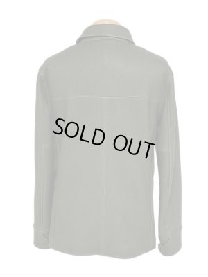 画像4: 【 Y'2 LEATHER（ワイツーレザー） 】　Deer Skin Rounded Hem Car Coat [ Deer Skin (鹿革) ] [ OLIVE ]