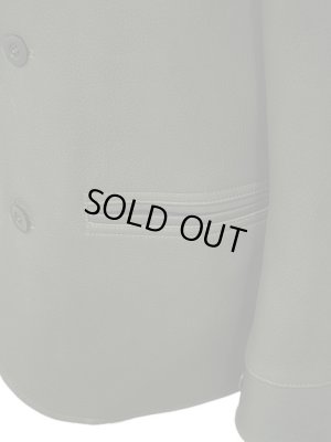 画像7: 【 Y'2 LEATHER（ワイツーレザー） 】　Deer Skin Rounded Hem Car Coat [ Deer Skin (鹿革) ] [ OLIVE ]