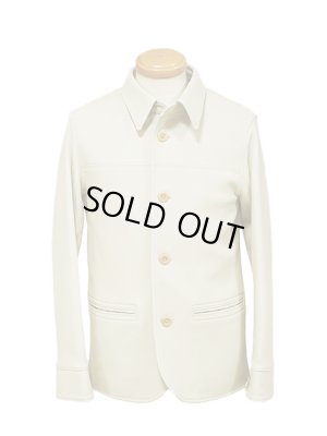 画像3: 【 Y'2 LEATHER（ワイツーレザー） 】　Deer Skin Rounded Hem Car Coat [ Deer Skin (鹿革) ] [ Cream ] [ Spring Edition ]