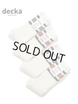 【 Decka（デッカ） 】80's Skater Socks [ Made In Japan ] 【 メール便可 】