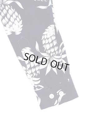 画像5: 【 DUKE KAHANAMOKU（デュークカハナモク） 】　長袖アロハシャツ　[ DUKE'S PINEAPPLE ] [ NAVY ]