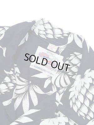 画像8: 【 DUKE KAHANAMOKU（デュークカハナモク） 】　長袖アロハシャツ　[ DUKE'S PINEAPPLE ] [ NAVY ]