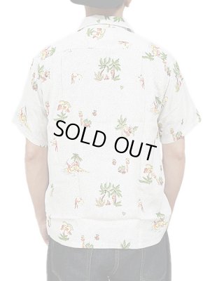 画像2: 【 DUKE KAHANAMOKU（デュークカハナモク） 】　半袖アロハシャツ　[ DUKE'S POLKA-DOTS ]