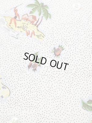 画像7: 【 DUKE KAHANAMOKU（デュークカハナモク） 】　半袖アロハシャツ　[ DUKE'S POLKA-DOTS ]