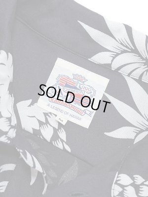 画像7: 【 DUKE KAHANAMOKU（デュークカハナモク） 】　半袖ハワイアンポロシャツ [ DUKE'S PINEAPPLE ] [ COOLMAX ] [ NAVY ]【 メール便可 】