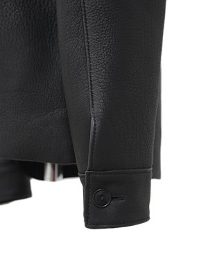 画像10: 【 Y'2 LEATHER（ワイツーレザー） 】　Deer Skin Shirts Jacket [ Deer Skin (鹿革) ] [ Black ]