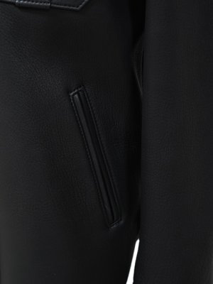 画像8: 【 Y'2 LEATHER（ワイツーレザー） 】　Deer Skin Shirts Jacket [ Deer Skin (鹿革) ] [ Black ]