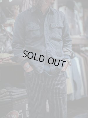 画像13: 【 JELADO（ジェラード） 】　ヘビーチェックネルシャツ　[ ショート丈 ]　"Unionworkers Shirts"　[  インディゴ ] 