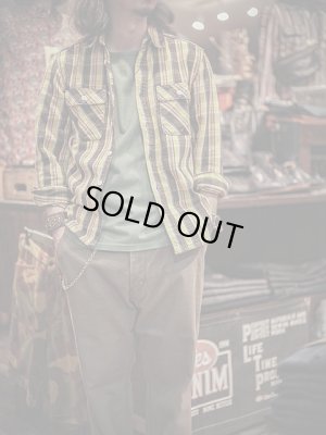 画像13: 【 JELADO（ジェラード） 】　ヘビーチェックネルシャツ　[ ショート丈 ]　"Unionworkers Shirts"　[ パイナップル ] 