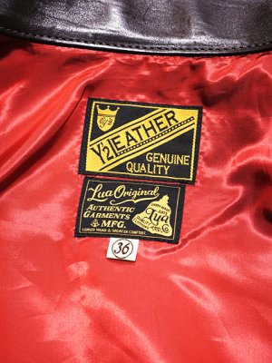 画像17: 【 予約商品 (12月予定) 】 【 LUA×Y'2 LEATHER（ルア×ワイツーレザー） 】 　ルア別注エコホースGジャン ( 1st Type ) [ エコホース（茶芯） ]　[ Lot.13 ]　【 限定モデル 】