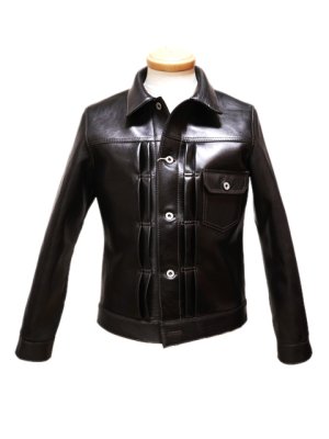 画像5: 【 予約商品 (12月予定) 】 【 LUA×Y'2 LEATHER（ルア×ワイツーレザー） 】 　ルア別注エコホースGジャン ( 1st Type ) [ エコホース（茶芯） ]　[ Lot.13 ]　【 限定モデル 】