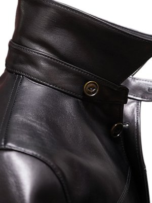 画像14: 【 予約商品 (12月予定) 】 【 LUA × Y'2 LEATHER（ルア×ワイツーレザー） 】 　ルア別注エコホースカーコート [ エコホース（茶芯） ]　[ Lot.15 ]　【 限定モデル 】
