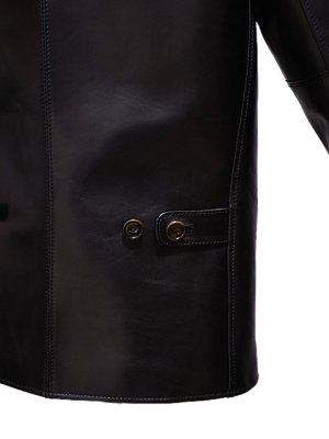 画像11: 【 予約商品 (12月予定) 】 【 LUA × Y'2 LEATHER（ルア×ワイツーレザー） 】 　ルア別注エコホースカーコート [ エコホース（茶芯） ]　[ Lot.15 ]　【 限定モデル 】