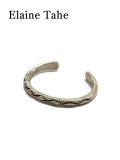 【 Elaine Tahe（エレーン タヘ） 】ナバホシルバーバングル [ NAVAJO JEWELRY ] 【 メール便可 】