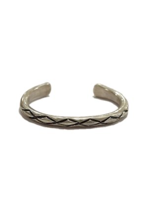 画像3: 【 Elaine Tahe（エレーン タヘ） 】ナバホシルバーバングル [ NAVAJO JEWELRY ] 【 メール便可 】