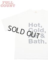 【 FULLCOUNT（フルカウント） 】　プリントTシャツ　[ Print T-Shirt ] [ Hot,Cold,Air＆Bath. ] [ [ FULOCOUNT (フロカウント) ] ]【 メール便可 】 