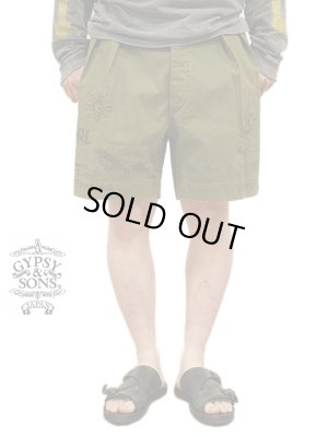 画像1: 【 GYPSY & SONS（ジプシー&サンズ） 】 M52 フレンチチノショーツ　[ MEMORIAL M52 FRENCH SHORTS ] [ Khaki ]