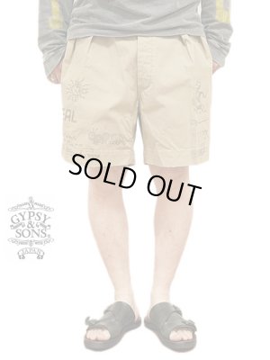 画像1: 【 GYPSY & SONS（ジプシー&サンズ） 】 M52 フレンチチノショーツ　[ MEMORIAL M52 FRENCH SHORTS ] [ Beige ]