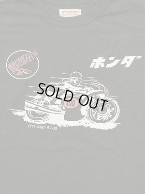 画像4: 【 GYPSY & SONS（ジプシー&サンズ） 】　HONDA × GS BAGGY TEE [ RACER ] [ BLACK ] 【 メール便可 】