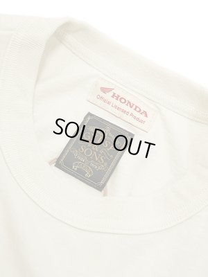 画像8: 【 GYPSY & SONS（ジプシー&サンズ） 】　HONDA × GS BAGGY TEE [ RACER ] [ IVORY ] 【 メール便可 】