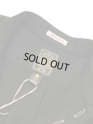 画像8: 【 GYPSY & SONS（ジプシー&サンズ） 】　ウォッシュドウールプルオーバーシャツ 　[ WASHED WOOL PULL OVER SHIRTS ] [ BLACK ]