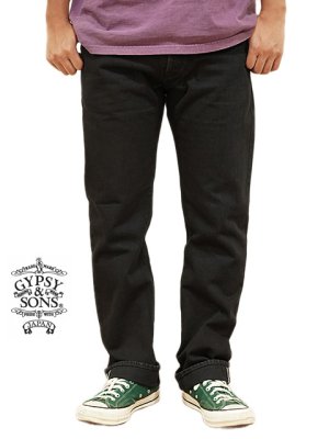 画像1: 【 GYPSY & SONS（ジプシー&サンズ） 】　ニューキールマンパンツ　[ N/KEELMAN PANTS ] [ BLACK ]