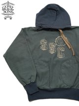 【 GYPSY & SONS（ジプシー&サンズ） 】　エスエスシーツートーンフーディー　[ S.S.C. TWO TONE FOODIE ] [ NAVY ] 