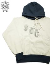 【 GYPSY & SONS（ジプシー&サンズ） 】　エスエスシーツートーンフーディー　[ S.S.C. TWO TONE FOODIE ] [ OFF WHITE x NAVY ] 