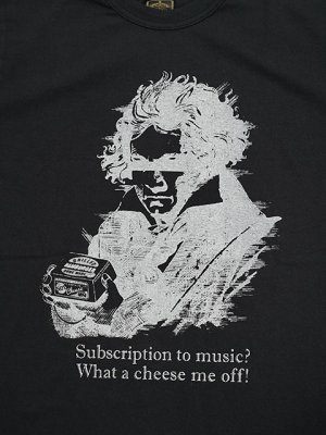 画像4: 【 GYPSY & SONS（ジプシー&サンズ） 】　プリントT-Shirts　[ ROUND BODY ] [ Beethoven ] [ BLACK ] 【 メール便可 】