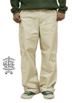 【 GYPSY & SONS（ジプシー&サンズ） 】 40s  NEP BACK CHINO TROUSERS [ OFF WHITE ]