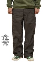 【 GYPSY & SONS（ジプシー&サンズ） 】 40s  NEP BACK CHINO TROUSERS [ BLACK ]