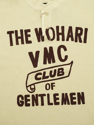 画像4: 【 GYPSY & SONS（ジプシー&サンズ） 】　プリントサーマルロンT　[ WAFFLE HENRY TEE ] [ VMC ] [ NATURAL ]