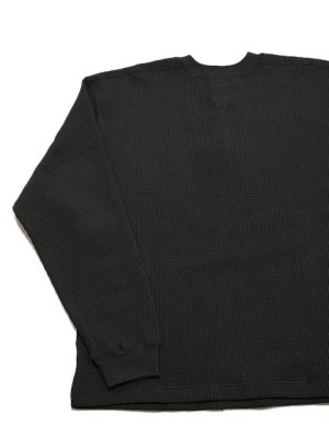 画像4: 【 GYPSY & SONS（ジプシー&サンズ） 】　プリントサーマルロンT　[ WAFFLE HENRY TEE ] [ VMC ] [ BLACK ]