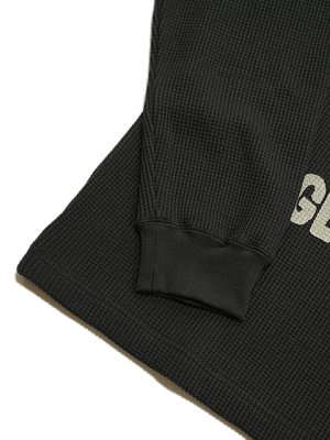 画像7: 【 GYPSY & SONS（ジプシー&サンズ） 】　プリントサーマルロンT　[ WAFFLE HENRY TEE ] [ VMC ] [ BLACK ]